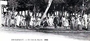 1413- Bir-Rabalou - Un coin du marche2 - 1916